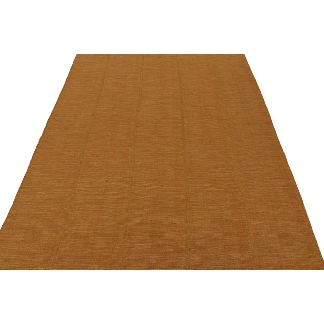 Handwoven in wool, this 9x12 Kilim is from a bold new line of contemporary flatweaves by Rug & Kilim. Further On the...