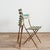 Brown Antique French Folding Slatted Garden Bistro Chairs, 1920s, Set of 2 For Sale - Image 8 of 15