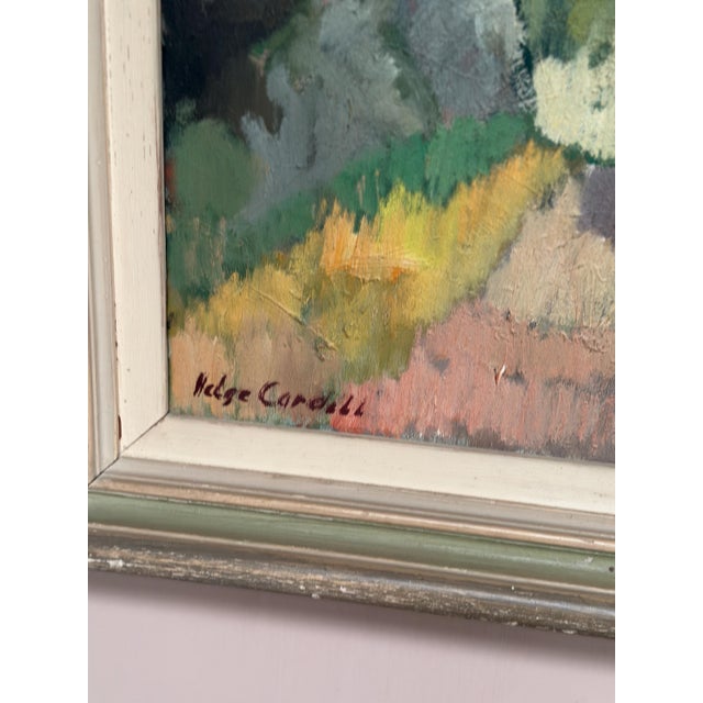 Helge Cardell, Autumn Motif, 1950s, Oil on Canvas For Sale - Image 8 of 18