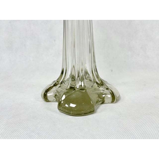 Art Deco Crystal Glass Soliflore Vase, 1930s For Sale - Image 8 of 10