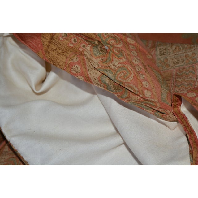 Orange Vintage E. J. Victor Orange Asian Inspired Elephant Upholstery Club Arm / Lounge Chair For Sale - Image 8 of 16