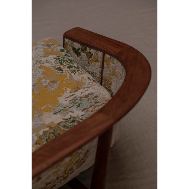 Brown Mid-Century Three-Seater Sofa, 1960s For Sale - Image 8 of 17