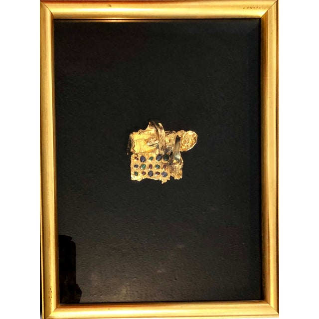 Metal Igael Tumarkin, Gold Gilt Bronze Sculpture Brooch Art Israeli Tumarkin Abstract Surrealist, c.1960s-1970s For Sale - Image 7 of 13