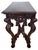 1930s Irish Style Sideboard Carved Mahogany North Wind Face Console Table For Sale - Image 5 of 17