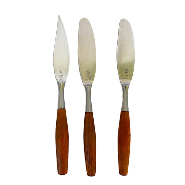 Designed by Jens Quistgaard for Dansk Designs in the 1960s, the iconic Fjord flatware was made with an insert in the...