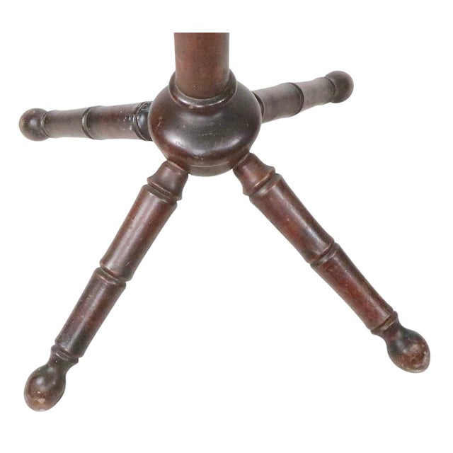 Turn of the Century Oak Victorian Arts and Crafts Coat Tree Rack Stand C. 1890/1920 For Sale - Image 12 of 13