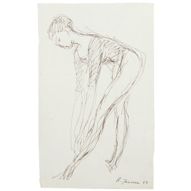 Nude Women is a series of eight original drawings in pen and pencil on paper, some of which double sided, realized by an...