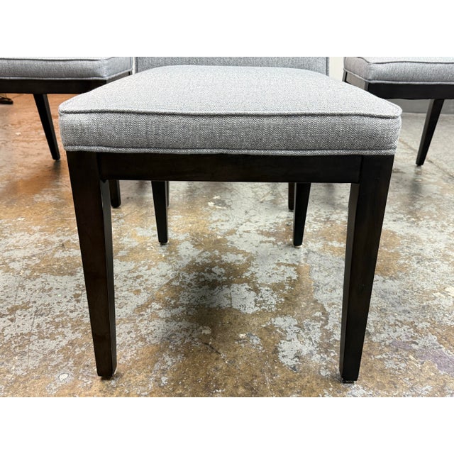 Black Room & Board Ansel Dining Side Chairs, Set of Four For Sale - Image 8 of 12