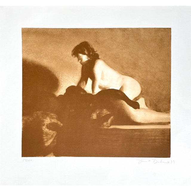 Vincent Desiderio - Untitled (Study of the Dream) Lithograph, Signed (1999). Printed on heavy weight art paper with...