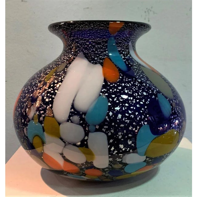 1980s Murano Glass Vase from Serenella Arte, 1980s For Sale - Image 5 of 7
