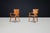 Gold Monumental Swedish Pine Armchairs, 1950s, Set of 2 For Sale - Image 8 of 10