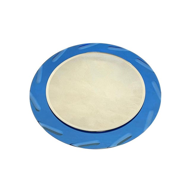 Vintage Wall Mirror from Cristal Art, Italy, 1970s For Sale - Image 3 of 5