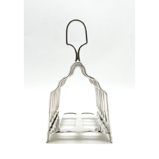 Christofle Vintage English Silver-Plated Toast Rack – Traditional / English Country For Sale - Image 4 of 11