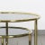 Mid-Century Modern Vintage Coffee Table in Brass and Smoked Glass, 1960s For Sale - Image 3 of 4