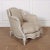 Set of Swedish Armchairs in Linen For Sale - Image 4 of 7