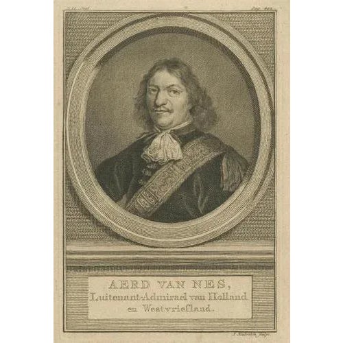 Dutch Naval Portraits, 1700s, Paper, Set of 3 For Sale - Image 5 of 10