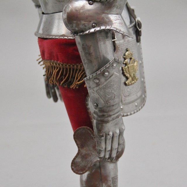 Early 20th Century Miniature Suit of Armour For Sale - Image 3 of 15