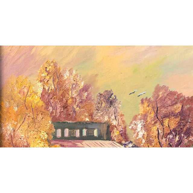 Antique Original Oil on Canvas, Signed at the Bottom - 35.5" x 27"