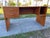 Tan Vintage Mid Century Modern Teak Danish Writing Desk For Sale - Image 8 of 12