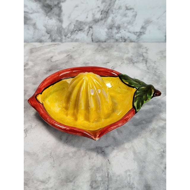 Salvatore Gurreri Hand Painted Citrus Reamer For Sale - Image 4 of 12