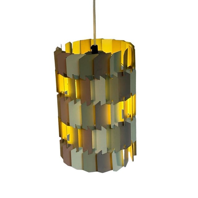 Danish Pendant Lamp in Metal by Louis Weisdorf for Lyfa, 1960s For Sale - Image 3 of 9
