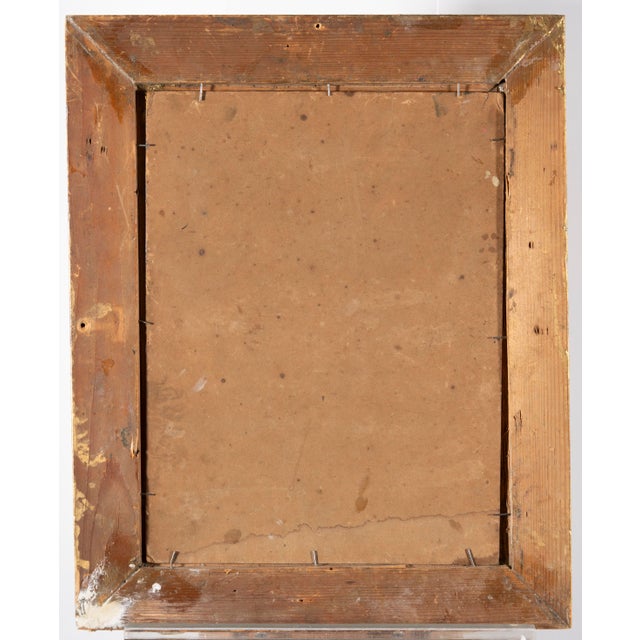 Unknown, Portrait of a Young Boy with Cap and Red Scarf, Oil Painting For Sale - Image 8 of 12