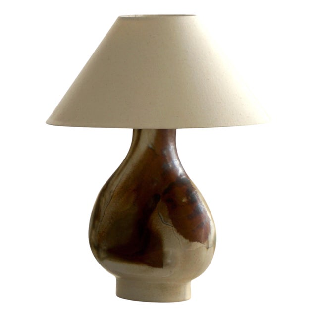 Danish Sculptural Model 989 Table Lamp in Stoneware from Axella Stentøj, 1960s-1970s For Sale