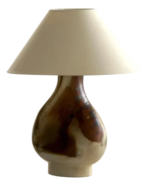 Danish Sculptural Model 989 Table Lamp in Stoneware from Axella Stentøj, 1960s-1970s