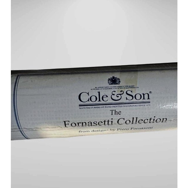 Mid-Century Modern Fornasetti Tema E Variazioni Wall Paper Rolls by Cole & Son (3 Rolls) Early 2000-2011 For Sale - Image 3 of 4