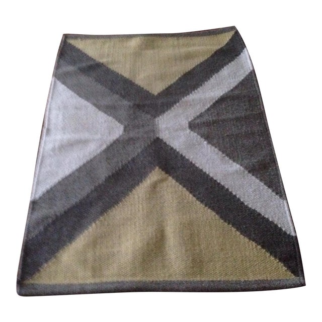 Vintage Wool Dhurrie Rug 2′1″ × 3′ Chairish