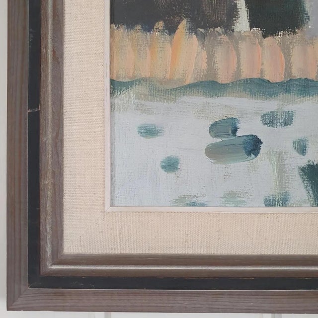 Tage Gavik, Sitke Spain, 1960s, Oil on Canvas For Sale - Image 15 of 18