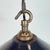 1950s Industrial British Dark Blue Enamel Factory Pendant Lamp, 1950s For Sale - Image 5 of 17