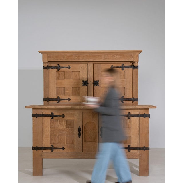 19th Century France Brutalist Black Wood Credenzas & Sideboards For Sale In Greensboro - Image 6 of 11