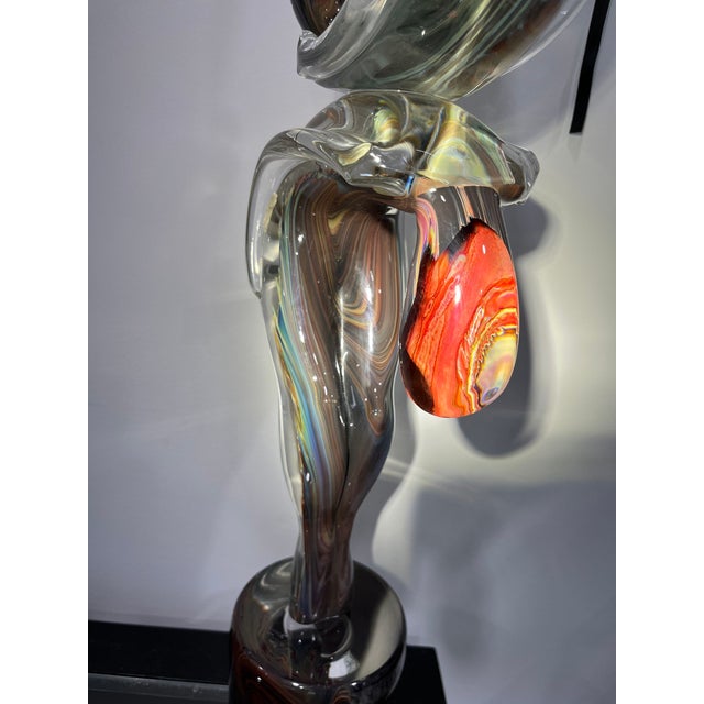 Giant Acrobats (Gymnasts) Statue Made of Murano Glass For Sale - Image 4 of 10