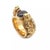 Contemporary Dragon Gold & Gemstone Ring 18k Yellow 3D Stunning Size 9.75 For Sale - Image 3 of 7