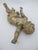 Vintage Gilt Carved Wood Cherub Putti Angel Figural Wall Hanging Pair For Sale - Image 9 of 10
