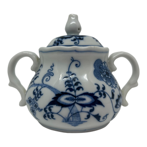 1970s Blue Danube Porcelain Sugar Bowl, Japanese