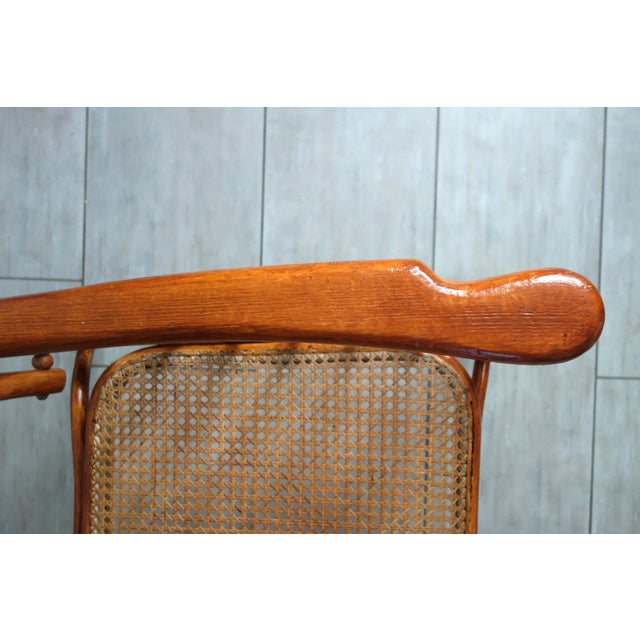 Armchair with Ratchet Mechanism from Fischel, 1900s For Sale - Image 16 of 18