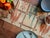 Japanese Asa Linen Table Runner with Kasuri Ikat Grid by Renaras For Sale - Image 6 of 6