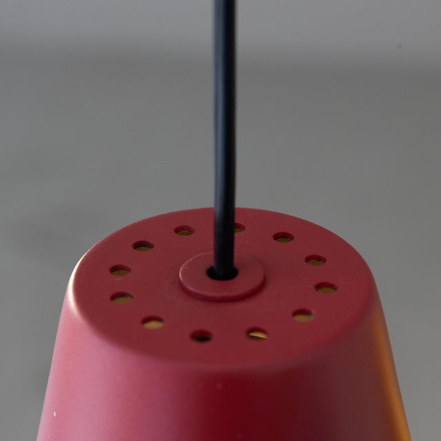 Model 2081 Pendant Lamp in Metal by Gino Sarfatti, 1950s For Sale - Image 4 of 15
