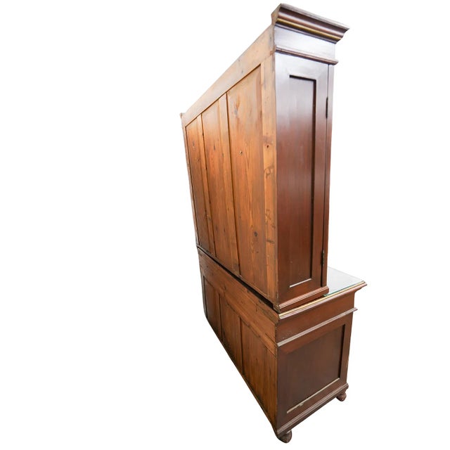 This French Empire Bronze Mounted Mahogany Cabinet is a stylish and elegant bookcase, perfect for storing and displaying...