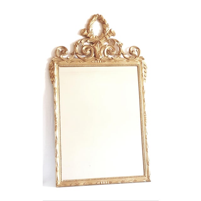 Louis XVI Style Gilt Mirror, 1950 For Sale - Image 11 of 11