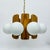 1970s Vintage Pine Wooden Chandelier with Glass Globes, 1970s For Sale - Image 5 of 18