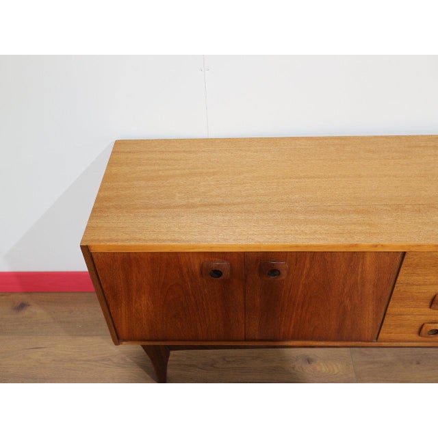 Mid Century Modern Vintage Teak Credenza Sideboard Danish Style For Sale - Image 13 of 13