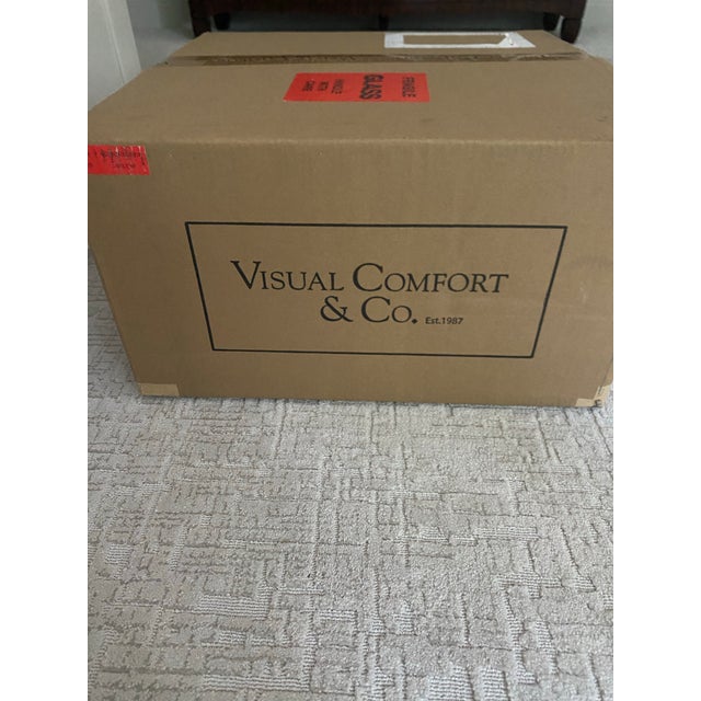 Transitional Visual Comfort Cristol Lg Triple Flush For Sale - Image 3 of 6