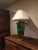 Green French Pottery Lamp For Sale - Image 12 of 12