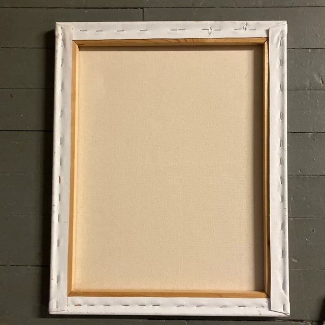 1980s 1980’s Vintage Original Female Portrait Painting Signed For Sale - Image 5 of 5