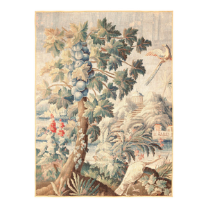 Nazmiyal Collection 18th Century French Aubusson Tapestry 5 Ft 8 in X 7 Ft 7 In