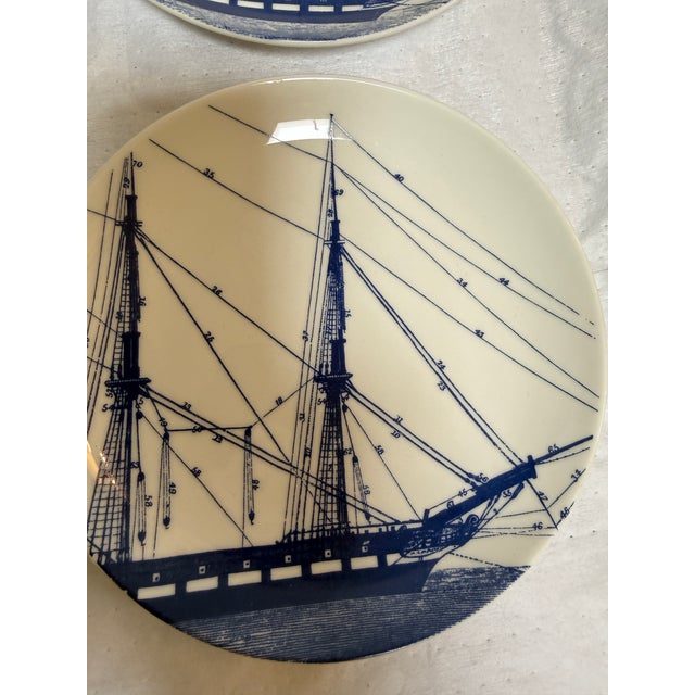 Caskata Rigging Small Plates, Set of Six For Sale In San Francisco - Image 6 of 12