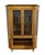 Wood Century Furniture Italian Neoclassical Tuscan Style Burled Walnut 62" Lighted Display China Cabinet For Sale - Image 7 of 12